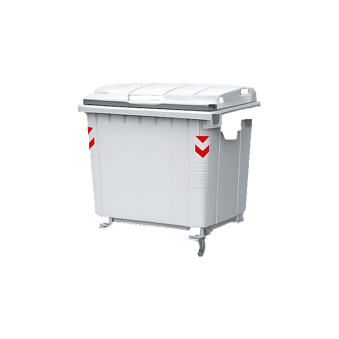 1100 litre UK four-wheel euro bin