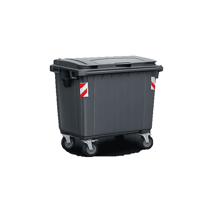 660 litre UK four-wheel commercial bin