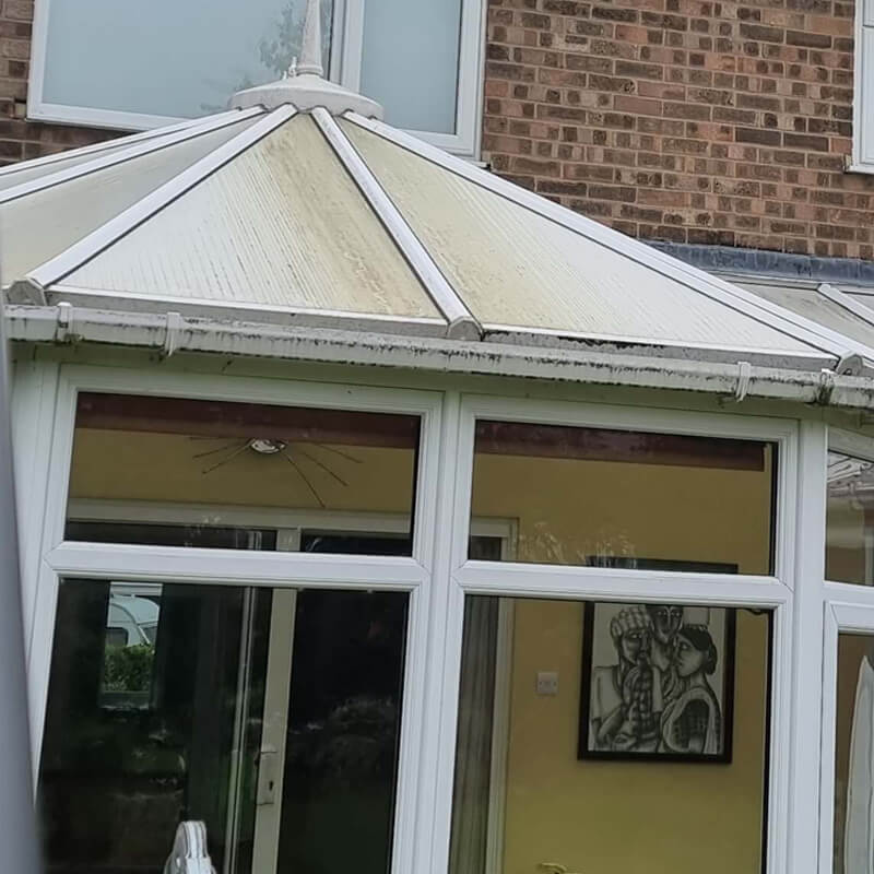 Conservatory Roof Cleaning in Canvey Island - EcoClean Services Ltd.-2